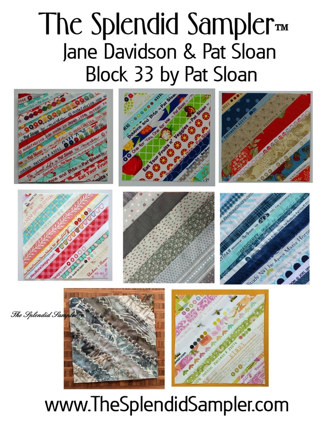 33 Splendid Sampler Pat Sloan Block collage