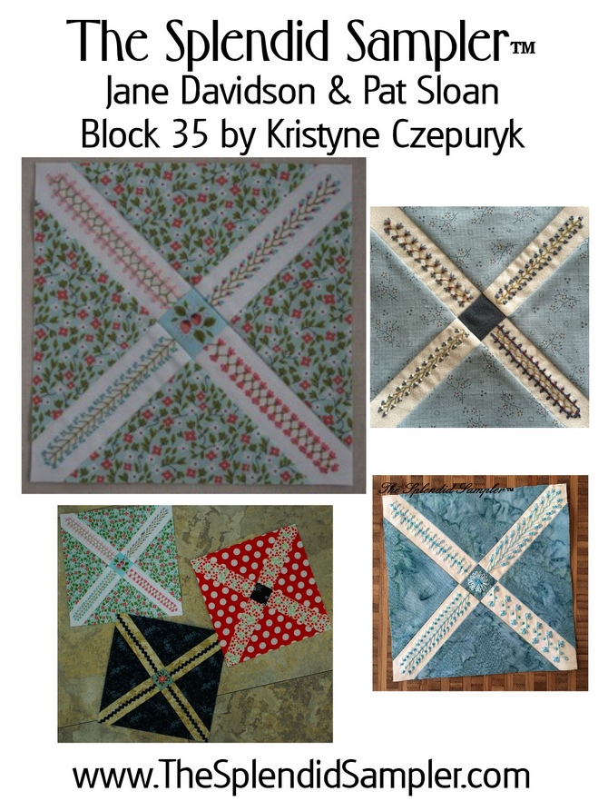 35 Splendid Sampler Kristyne Czepuryk Block collage